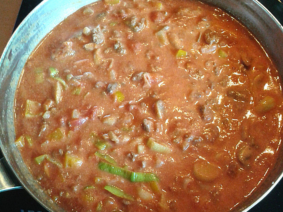 Tomaten Kase Suppe Mit Mett Und Gemuse Von Zima1015 Chefkoch 