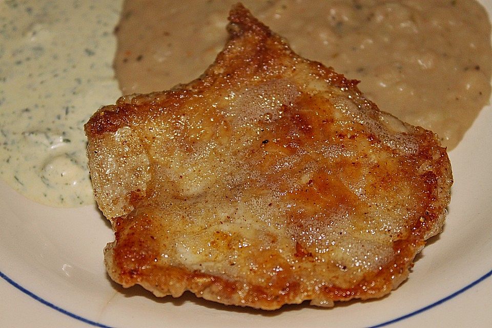 Kalbsbries aus der Pfanne mit Remouladensauce