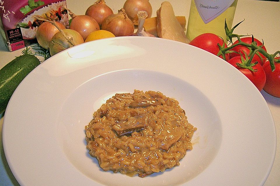 Albertos einfaches Steinpilzrisotto