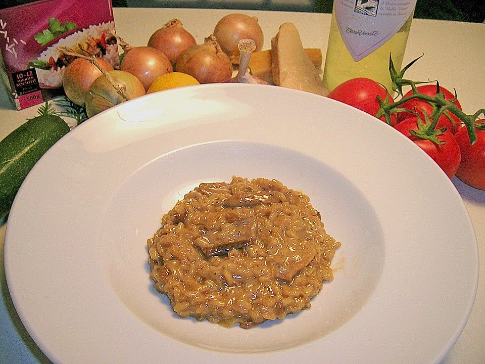 Albertos einfaches Steinpilzrisotto von caralb| Chefkoch