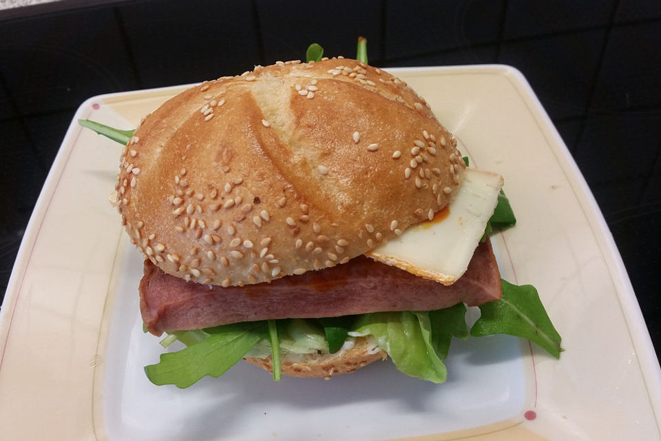 Leberkäsburger Leberkäsburger