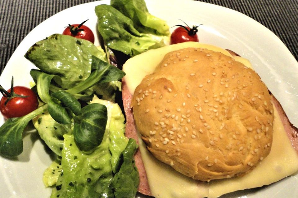 Leberkäsburger Leberkäsburger