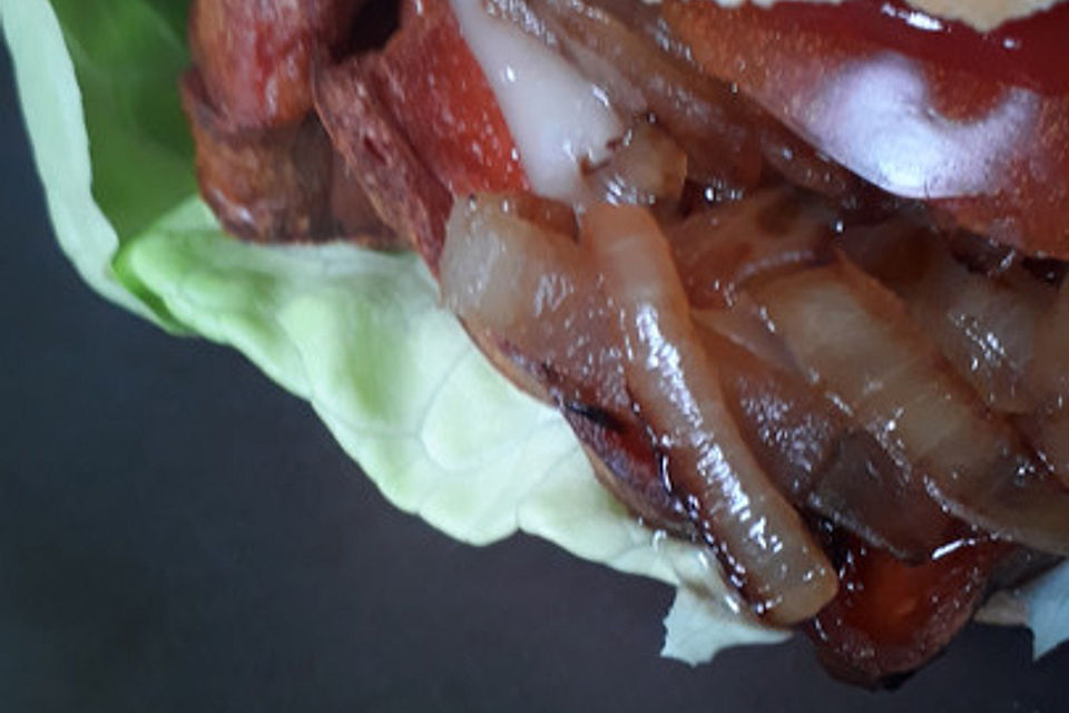 Leberkäsburger Leberkäsburger
