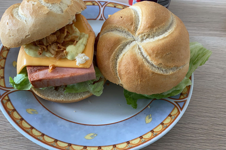 Leberkäsburger Leberkäsburger