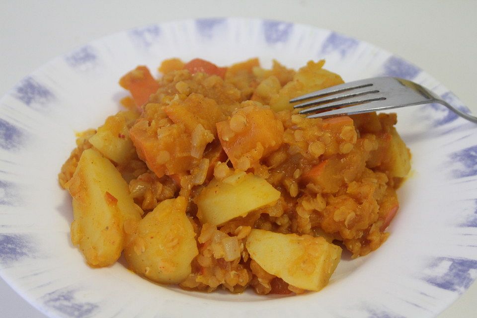 Kürbis - Kartoffel - Curry