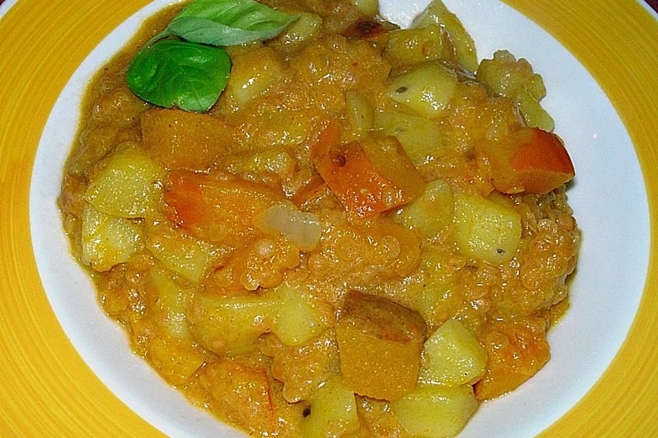 Kürbis - Kartoffel - Curry