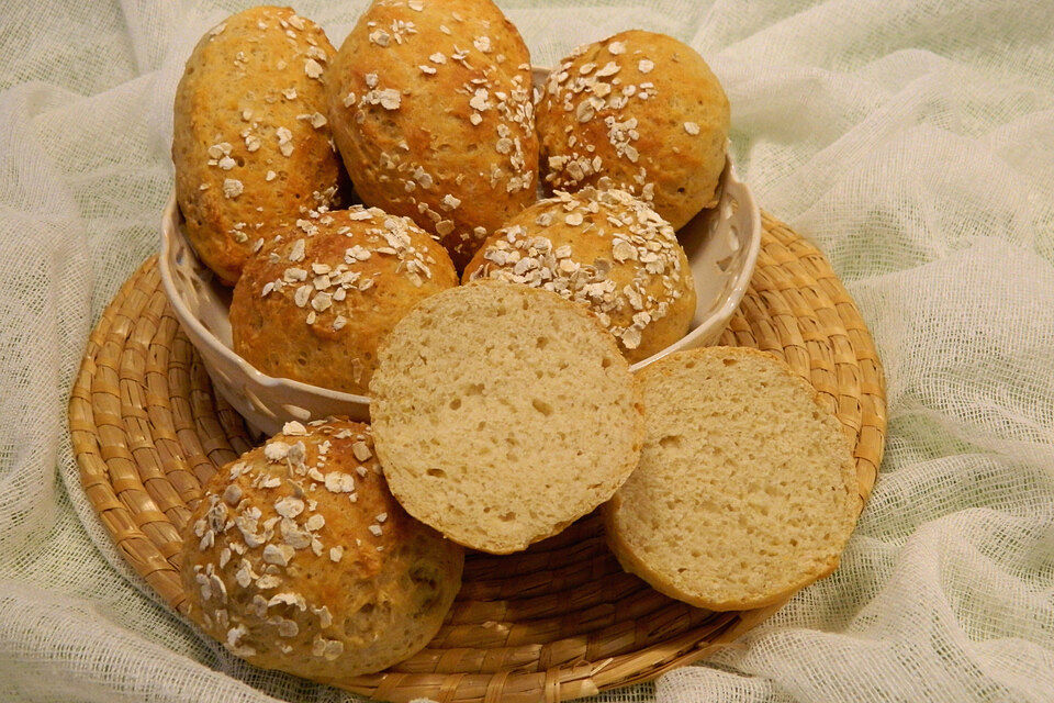 Quark - Vollkornbrötchen