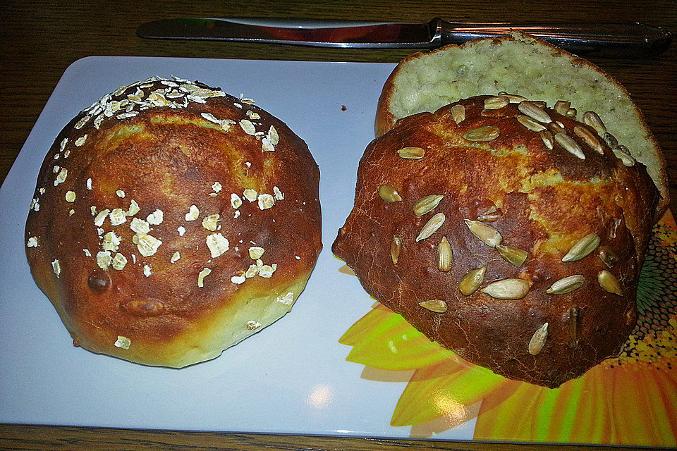 Quark - Vollkornbrötchen