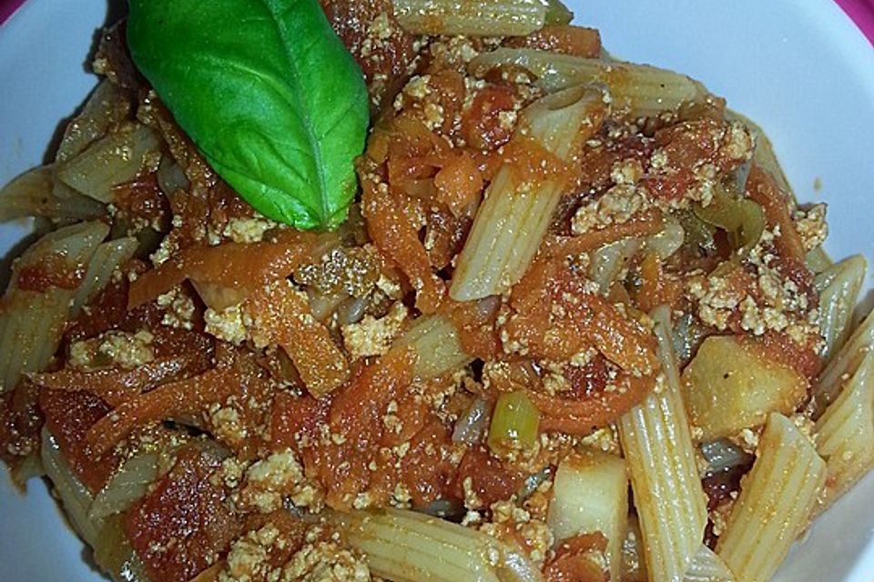 Räuchertofu-Bolognese