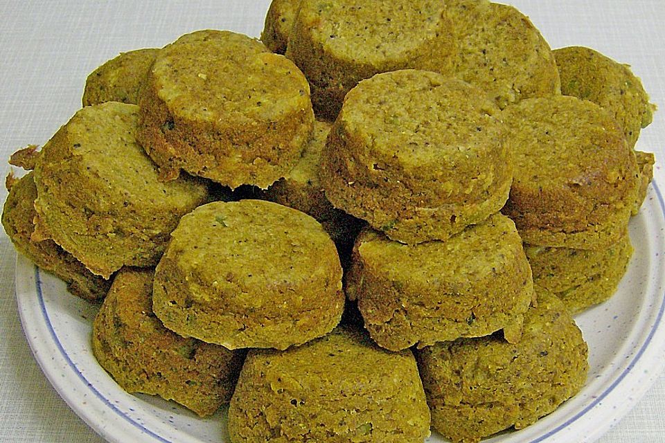 Käse - Erbsen Muffins Käse - Erbsen Muffins