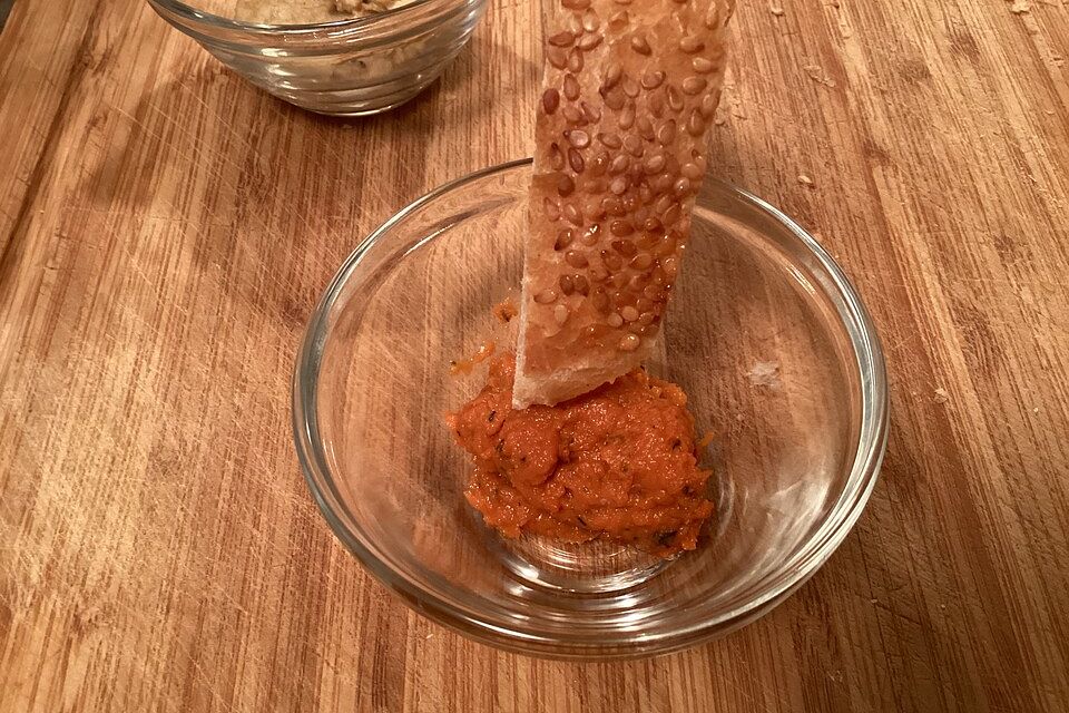 Paprikadip mit Tahin Paprikadip mit Tahin