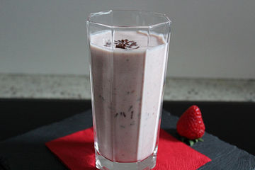 Joghurt-Quark-Smoothie mit Erdbeeren und Bananen von Cooking-Peggy| Chefkoch