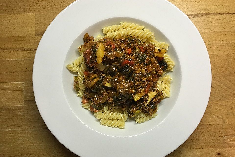 buecherkruemels Gemüse-Bolognese