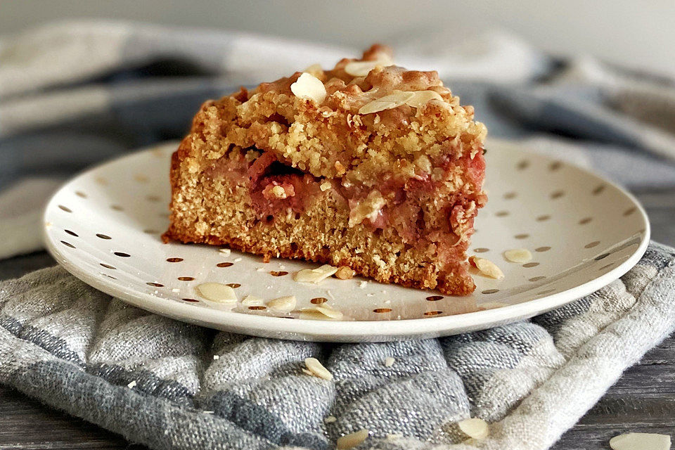 Streuselkuchen mit Mandel-Zitronen-Streusel