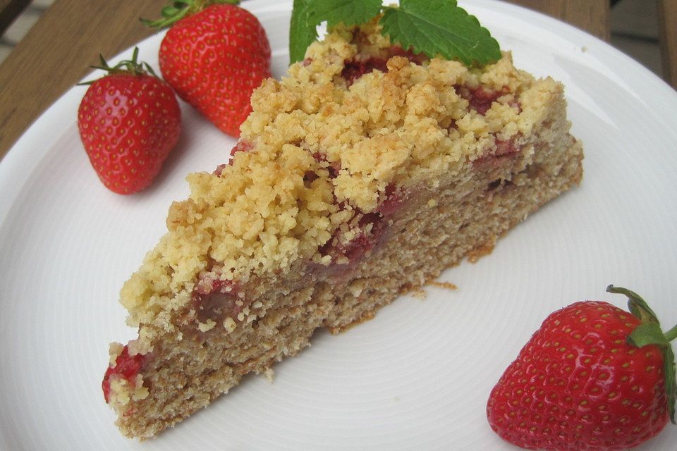 Streuselkuchen mit Mandel-Zitronen-Streusel