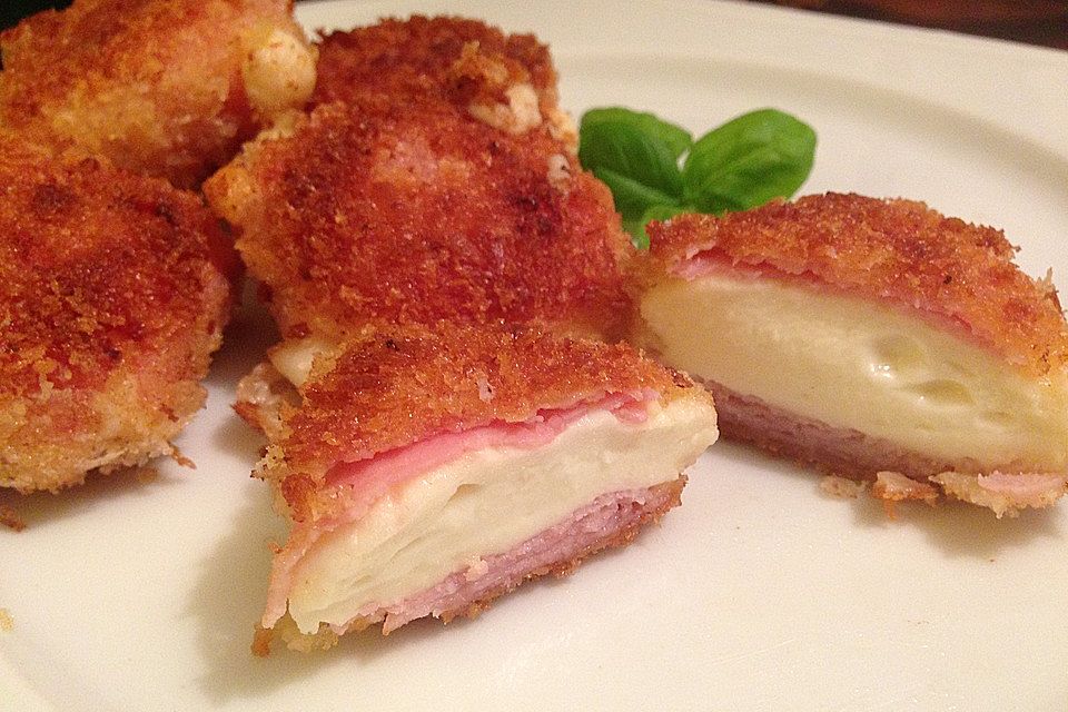 Käse-Schinken-Knusper-Snack à la Cordon bleu