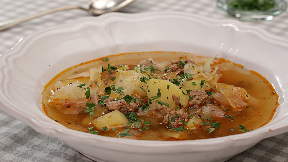 Hackfleisch Kohl Eintopf Rezepte Chefkoch