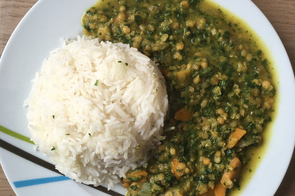 Linsen-Spinat-Curry