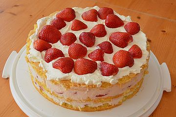 Erdbeer Marzipantorte Von Finnin Chefkoch