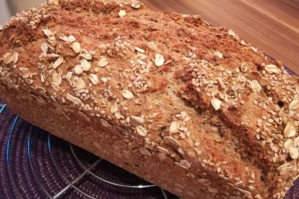 3-Minuten-Vollkornbrot