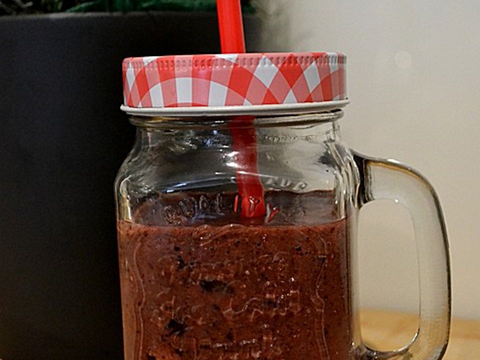 Spinat-Beeren-Smoothie mit Mandelmilch von Katharina415| Chefkoch