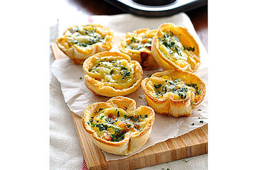 Quiche Toast Cups