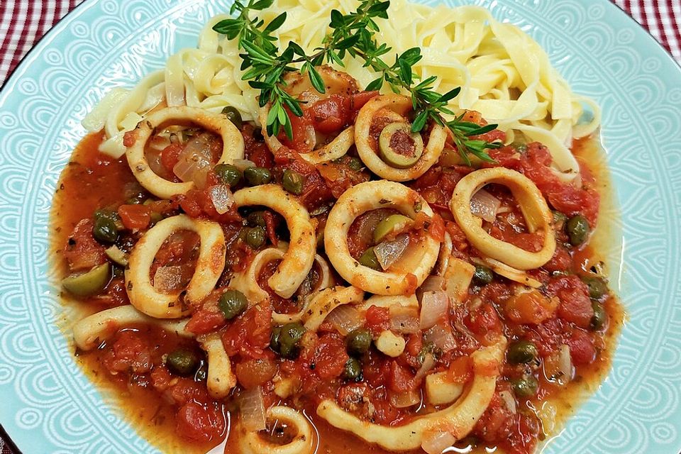 Calamari alla Livornese