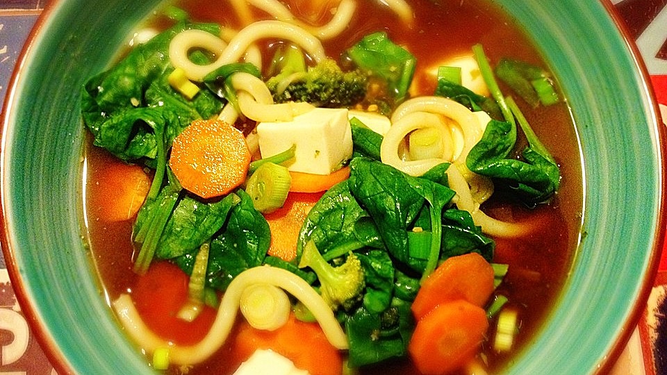 Miso Udon Suppe Mit Seidentofu Von Energybird Chefkoch