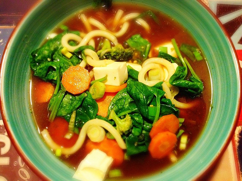 Miso Udon Suppe Mit Seidentofu Von Energybird Chefkoch