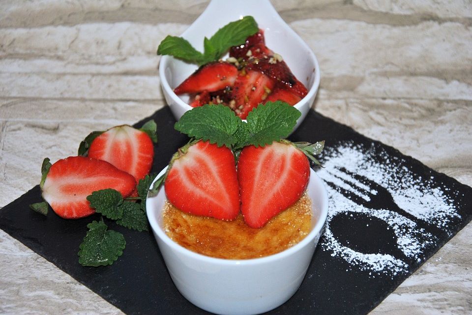 Tonkabohnen Crème Brûlée