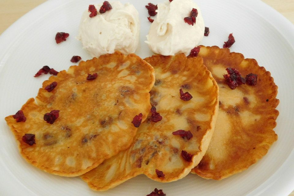 Buttermilch-Cranberry-Pancakes