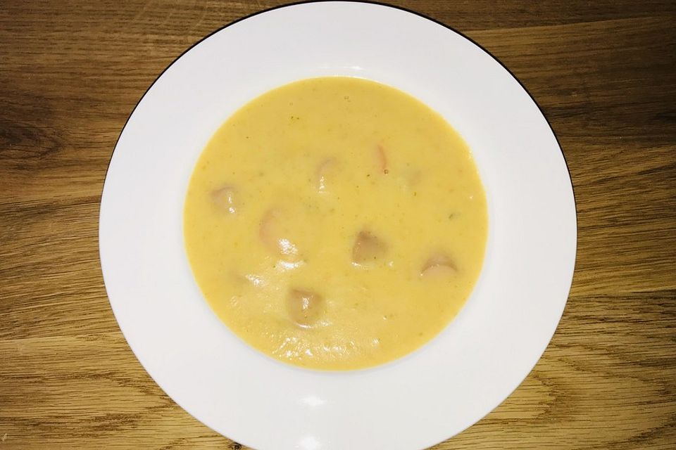 Einfache Kartoffelsuppe