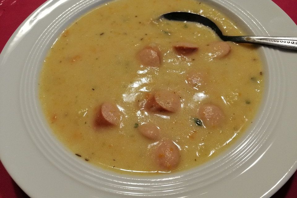 Einfache Kartoffelsuppe