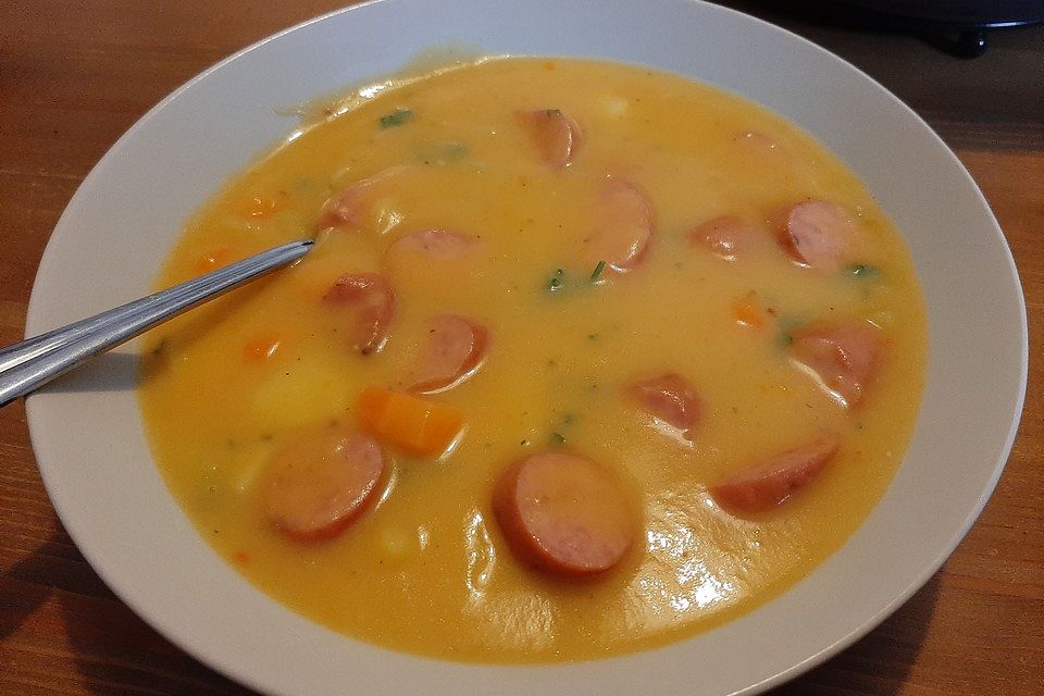 Einfache Kartoffelsuppe