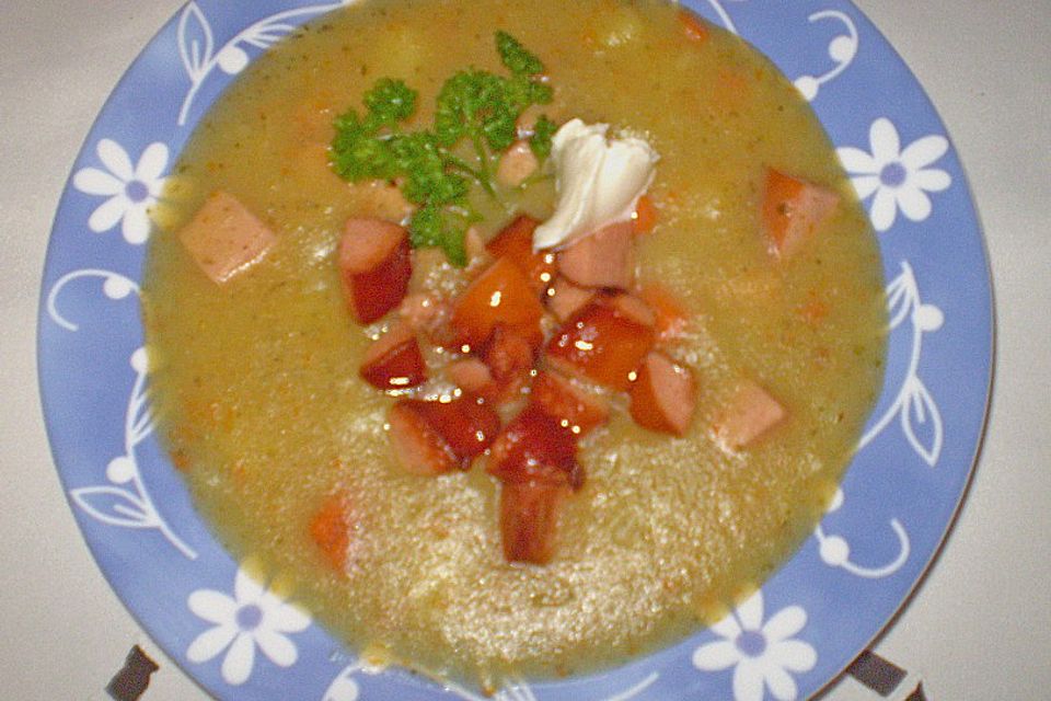 Einfache Kartoffelsuppe