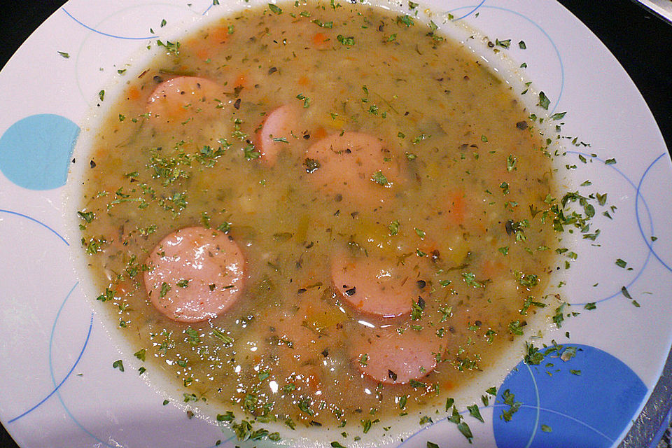 Einfache Kartoffelsuppe