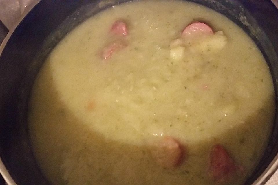 Einfache Kartoffelsuppe