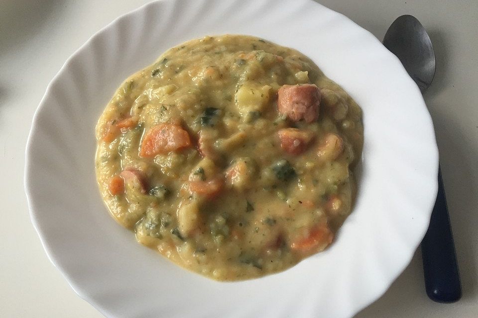 Einfache Kartoffelsuppe