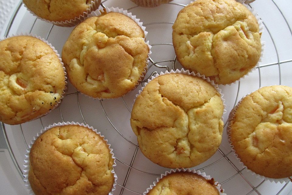 Saftige Melonen-Joghurt-Muffins