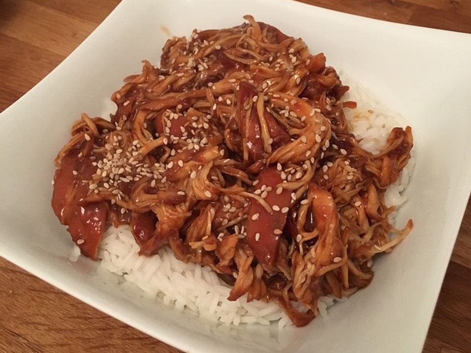 Hähnchen Teriyaki auf Reis von uchto Chefkoch
