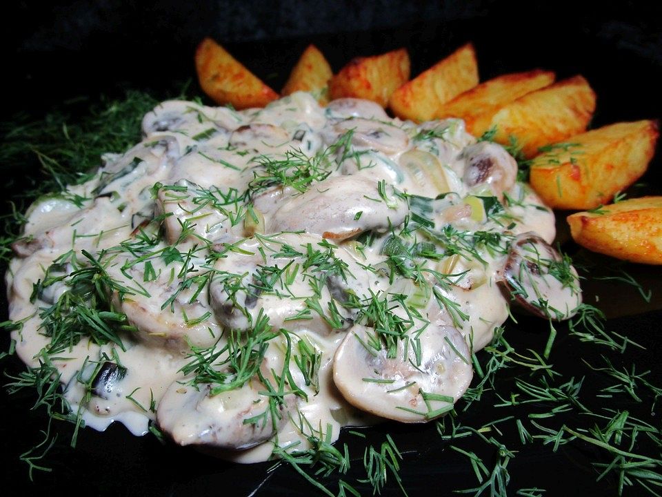 Champignonpfanne mit Frischkäse von Clement | Chefkoch