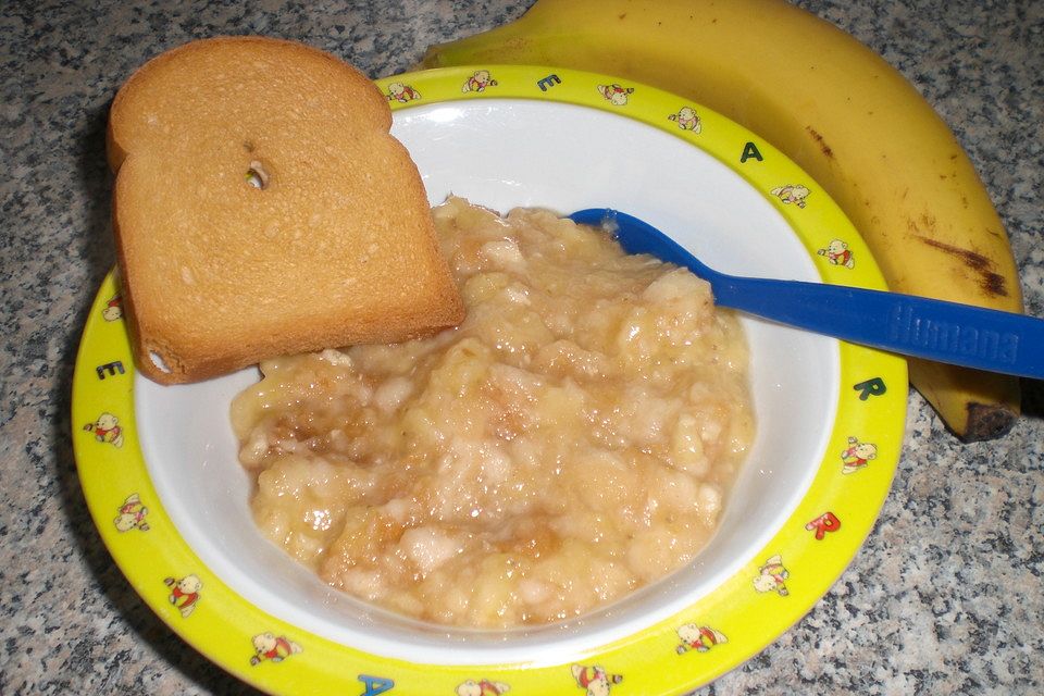 Zwieback - Banane - Brei