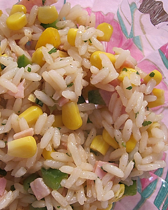 Reissalat ohne Mayonnaise