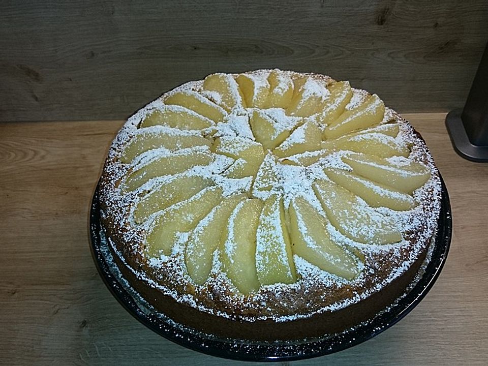Birnen-Mandel-Kuchen von Bäckerschreck| Chefkoch