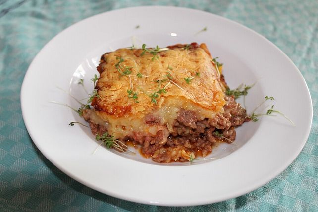 Hackfleisch-Kartoffelbrei-Auflauf von foodgraph| Chefkoch