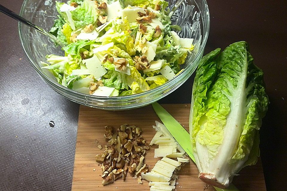 Caesar's Salad mit Joghurtdressing