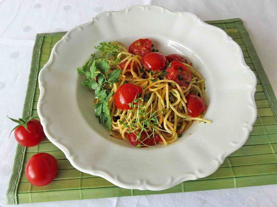 Spaghetti mit Tomaten| Chefkoch