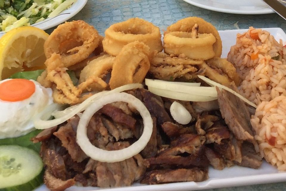 Frittierte Calamari