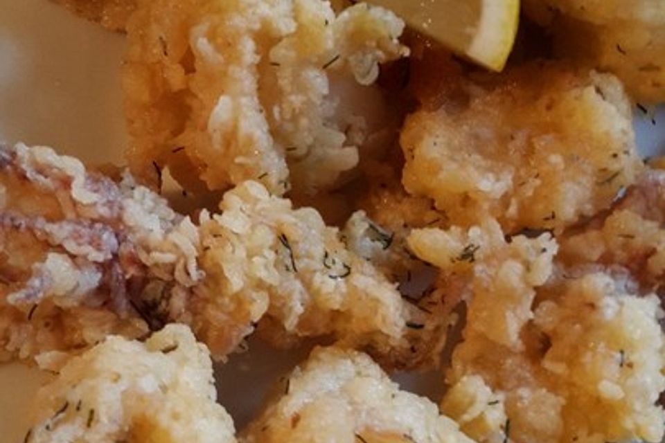 Frittierte Calamari