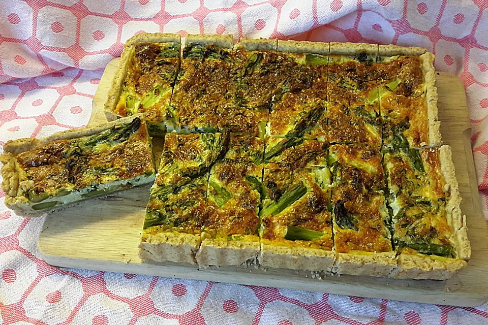 Spargel-Bärlauch-Quiche